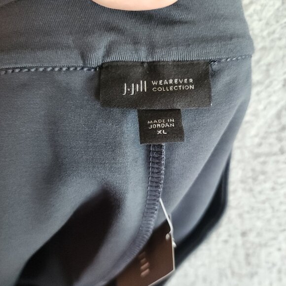 J. Jill Womens Pants Size XL Double Face Jersey Pinktucked Cropped Lavarock - Picture 11 of 13